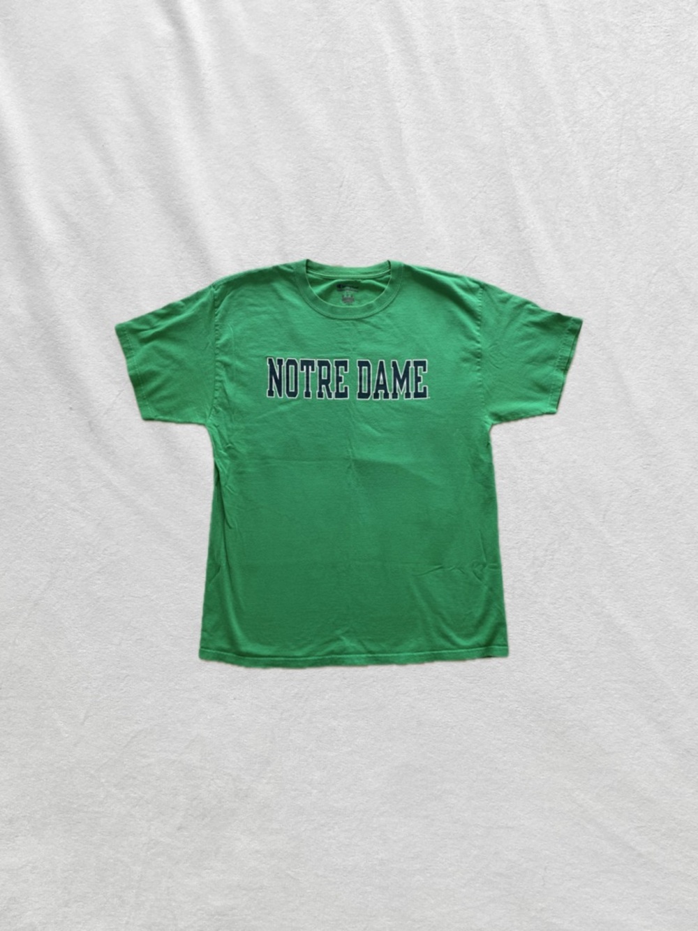Champion Green Notre Dame Short Sleeve Tee
